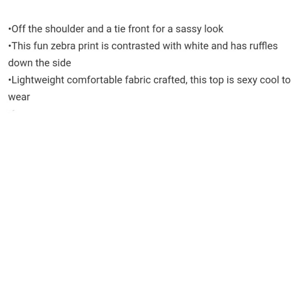 Brand New Off the shoulder blouse - Picture 4 of 4